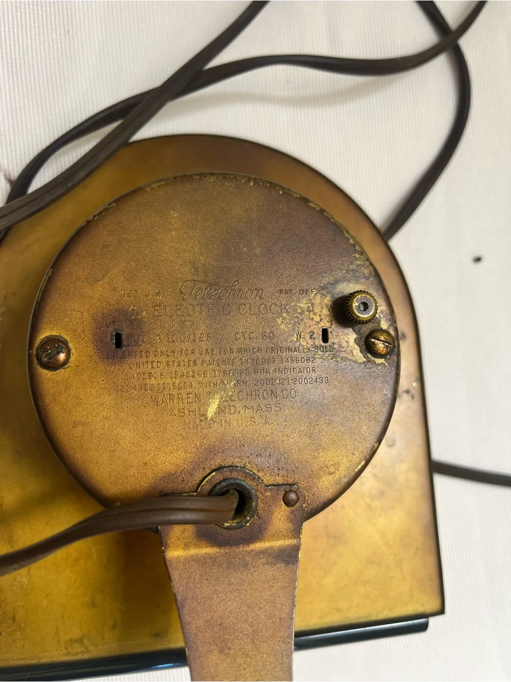 Yellow Wall Clock by - Retro Electric Home Decor vintage